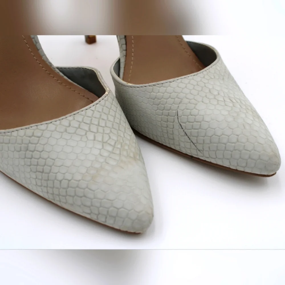 Steve Madden Grey Microsuede Heels – Size 7.5 - Picture 5 of 7